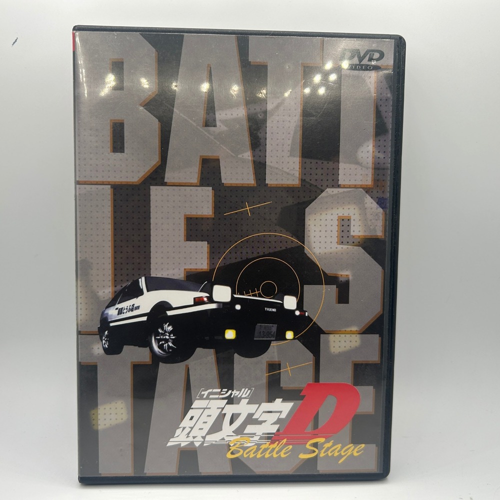 Initial D Battle Stage DVD Anime Movie Japanese Audio English Sub AE86 Excellent